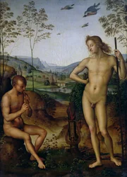 Apollo und der Hirte Daphnis, um 1490-1500